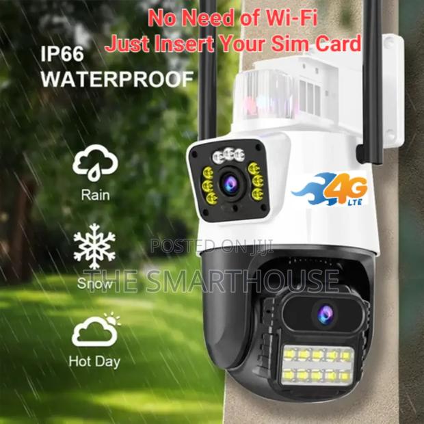 Smart 4G Dual-Lens CCTV Camera ( No Router Needed) photo 5