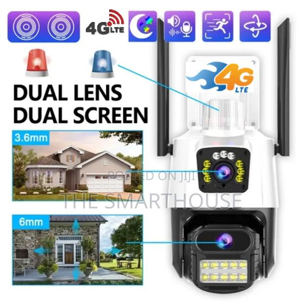 Smart 4G Dual-Lens CCTV Camera ( No Router Needed) photo 2