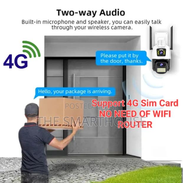 Smart 4G Dual-Lens CCTV Camera ( No Router Needed) photo 4
