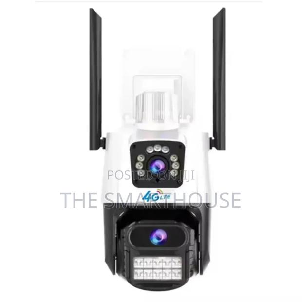 Smart 4G Dual-Lens CCTV Camera ( No Router Needed)
