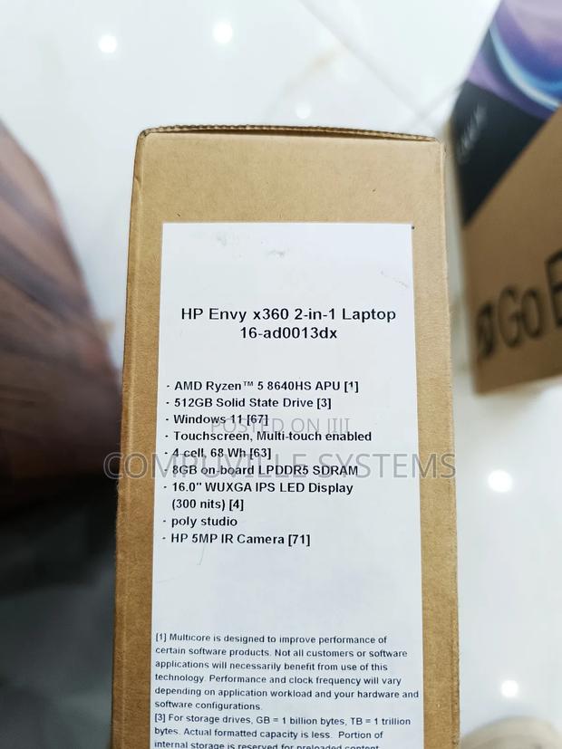 New Laptop HP Envy 16 Gaming 16-H1023dx 8GB AMD Ryzen SSD 512GB · Photo 4