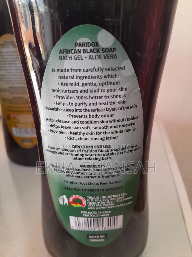 Paridox Aloe Vera Black Soap Paste · Photo 4