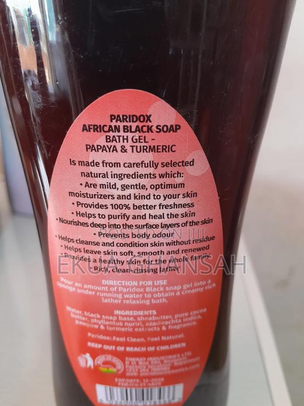Paridox Tumeric and Papaya Black Soap · Photo 4