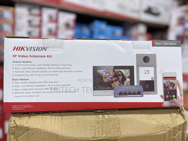 Hikvision IP Video Intercom KIT Ds-kis604-p+ Poe 4P Switch · Photo 2