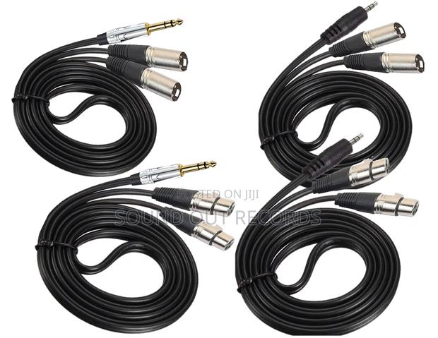 Durable 6.5mm to Dual Male/Female XLR Cables · Photo 2