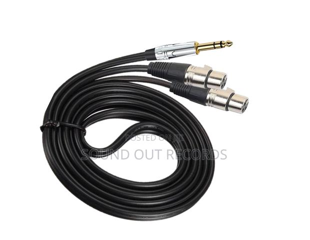 Durable 6.5mm to Dual Male/Female XLR Cables · Photo 3