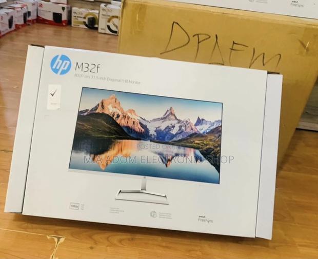 Newly in Stock HP M32f Full HD Monitor(White). · Photo 2