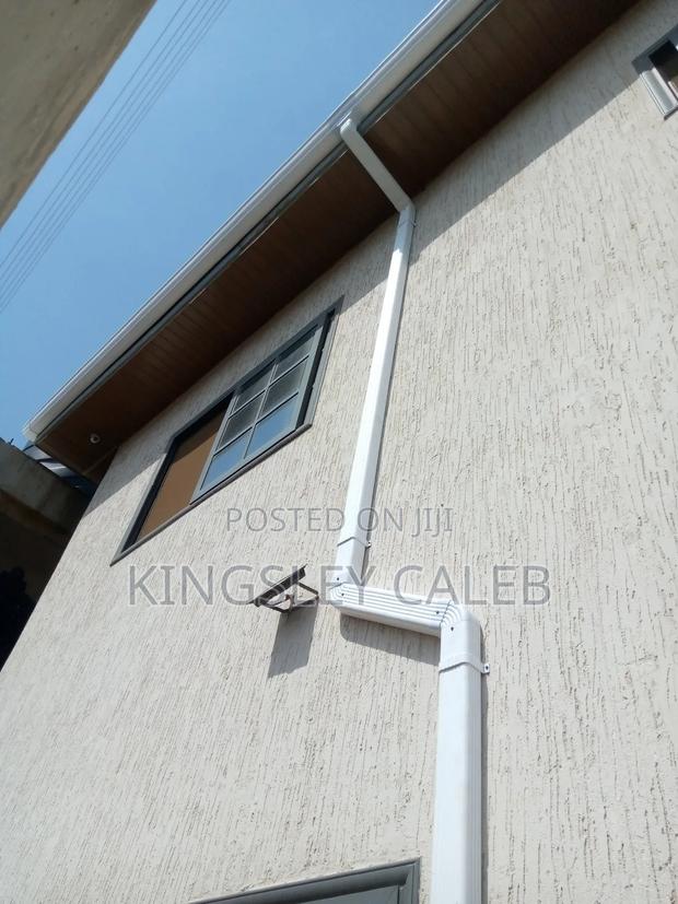 Rain Gutter and Down Pipe