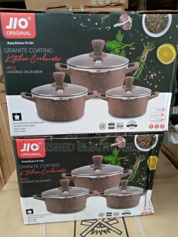 #JIO Original 6pcs Casserole Cookware Set · Photo 4