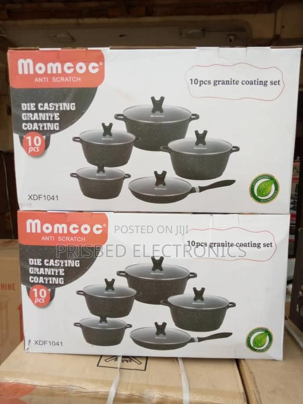 Momcoc 10pcs Die-Casting Aluminum Cookware Set · Photo 4