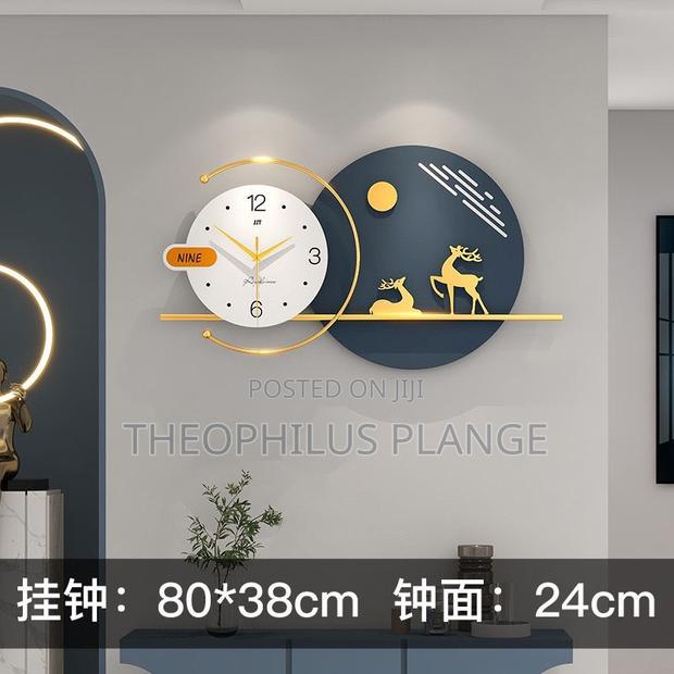 Executive Wall Clock, Living Room Decor, Unique Design · Photo 3