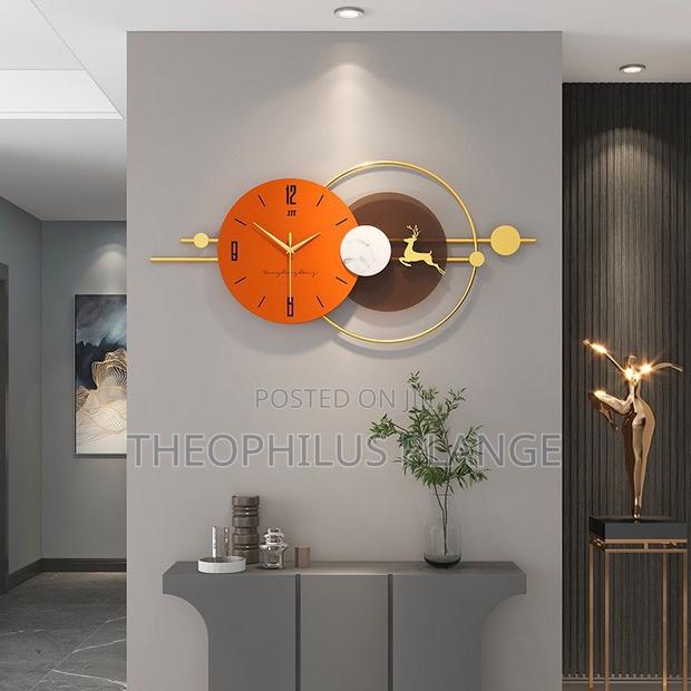 Executive Wall Clock, Living Room Decor, Unique Design · Photo 4