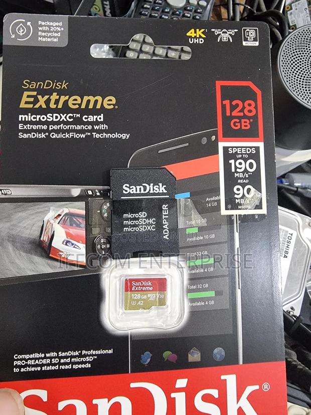 128gb Sandisk Memory Card · Photo 3