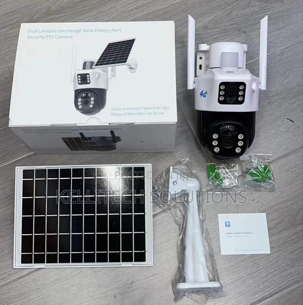 Dual Lens 4g Solar Powered 12mp CCTV Camera, Eseecloud App · Photo 3