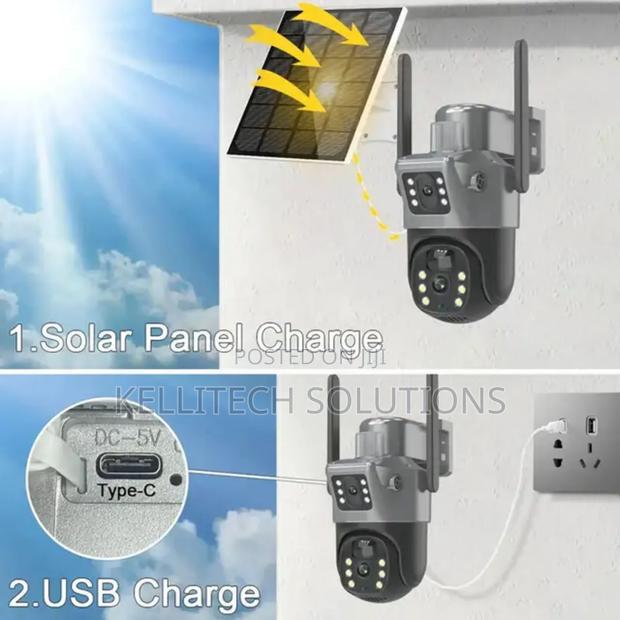 Latest Chip Solar 4g Dual Lens CCTV 12mp · Photo 4
