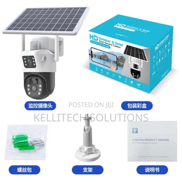 Solar Wifi Dual Lens Camera, V380 App. · Photo 4