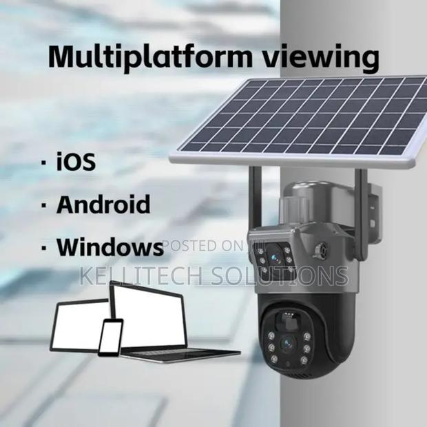 2in1 4G Dual Lens CCTV Camera With Solar Power · Photo 3