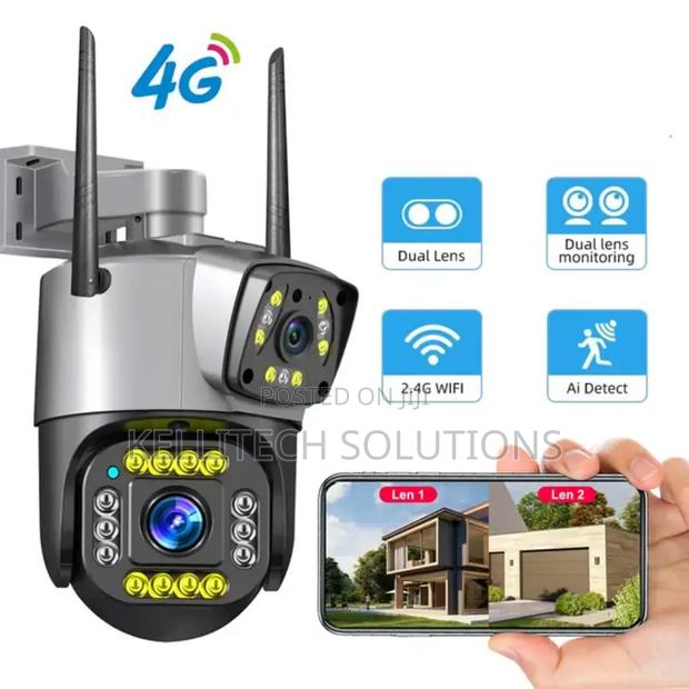 4G Double View Lens CCTV Camera · Photo 2