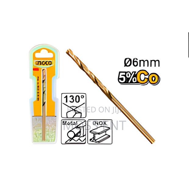 Ingco HSS-Co M35 Drill Bit 6mm - P250c500 - DBT · Photo 2