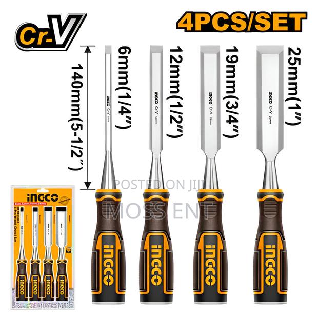 4 PCS Wood Chisel Set - Hktwc0401 · Photo 2