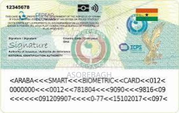 Legal Documents for Ghana Card · Photo 4