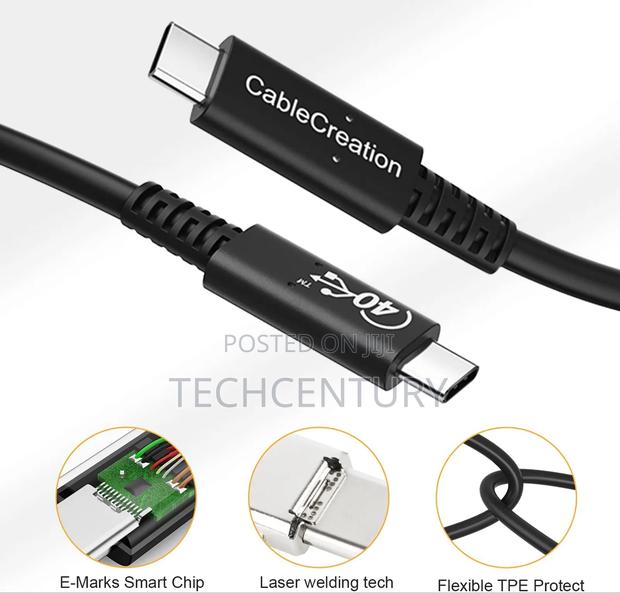 Cablecreation Thunderbolt/Usb4 Cable 40gbps 100W photo 4