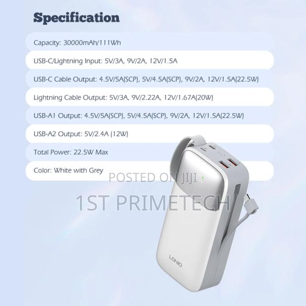 LDNIO 30,000 Mah Power Bank photo 2