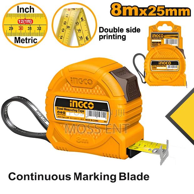 Steel Measuring Tape 8mx25mm - Hsmt39825 · Photo 2