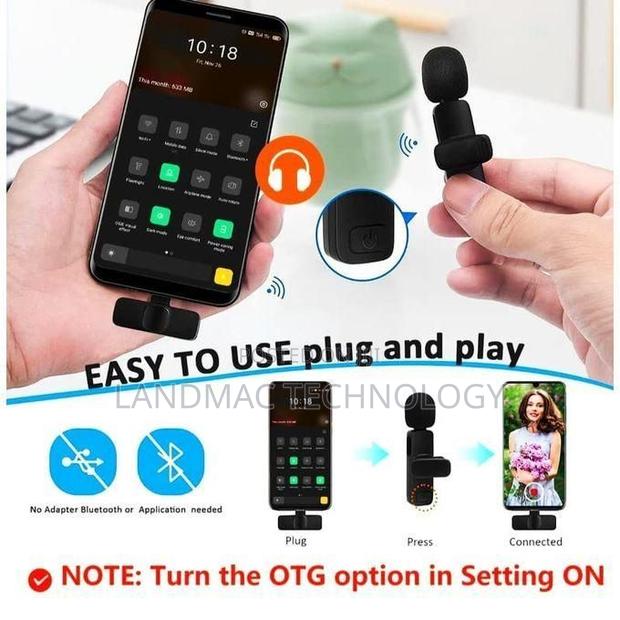 Dual Wireless Microphone for iPhone Android + · Photo 4