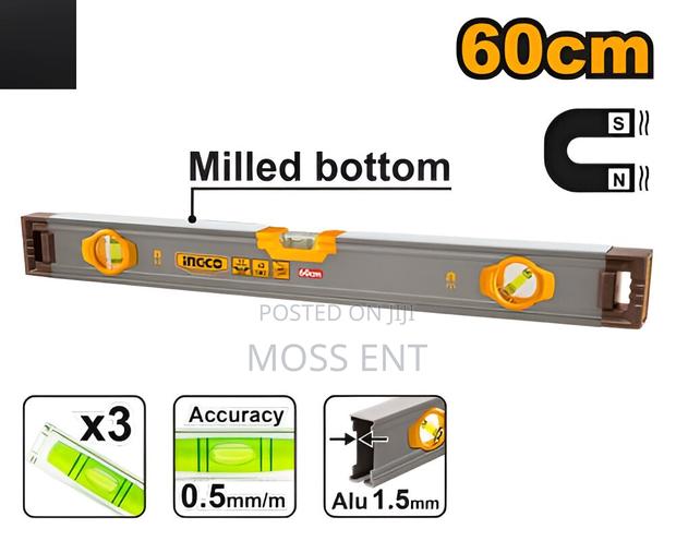 Spirit Level With Magnets 60cm - Hsl38060m · Photo 4