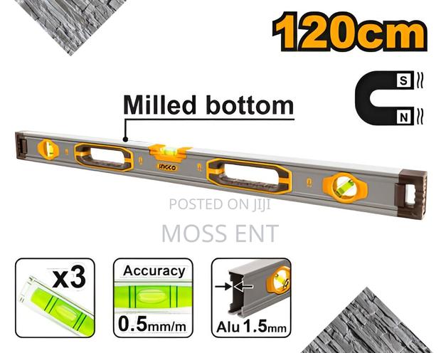 Spirit Level With Powerful Magnets 120cm - Hsl38120m · Photo 2