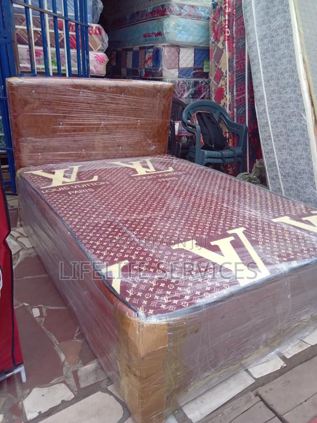 Bed / Inbuilt Foam( Leather Body)-Double Size