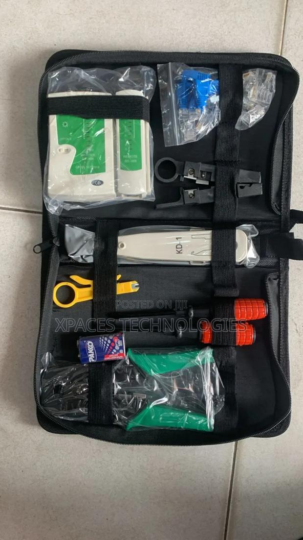 9in 1 Ethernet Lan Rj11, Rj45 Cat6 Networking Tool Kit