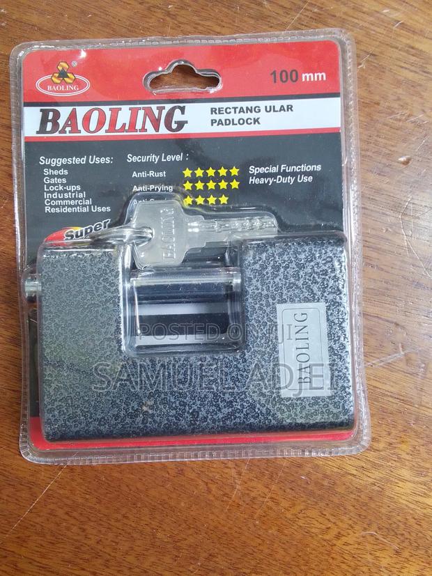 100mm Rectangular Padlock