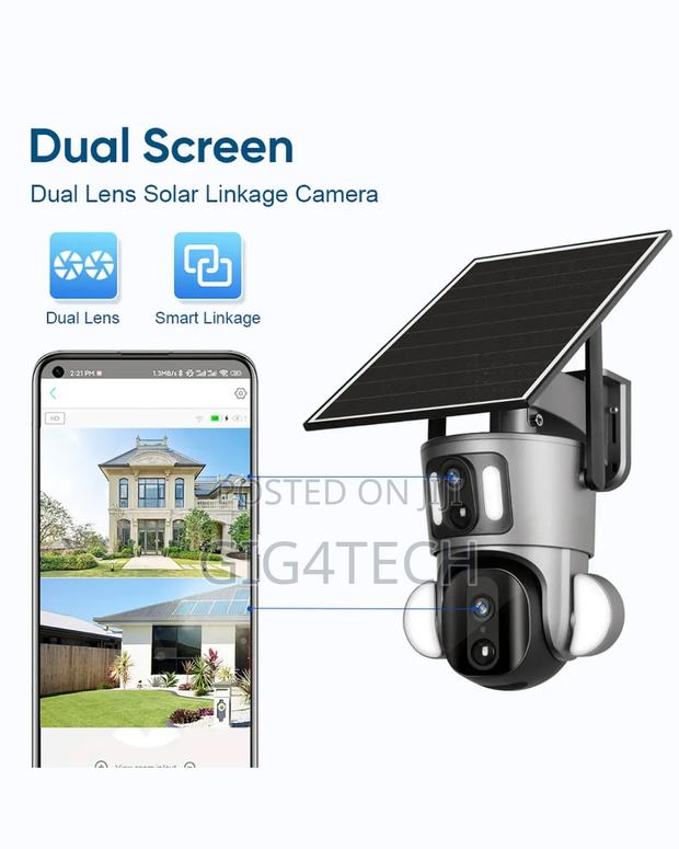 Wireless 4mp Dual Lens Camera Solar Camera · Photo 3