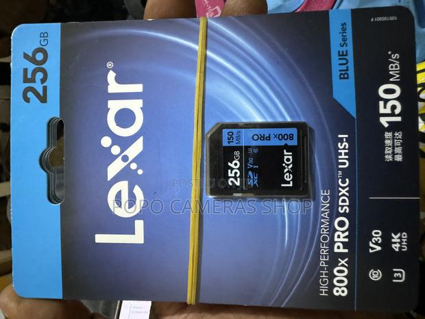 Lexar 256gb 150mb/S V30 U3 Sd Cards · Photo 3