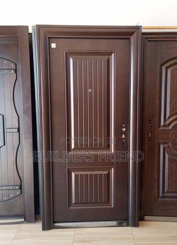 Standard Steel Metallic Single Security Door+7keys Attached