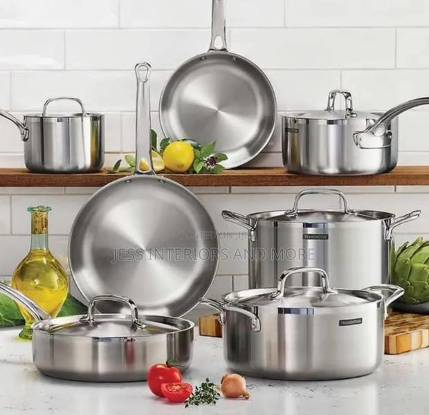 Tramontina 12piece Tri-ply Clad Stainless Steel Cookware Set · Photo 4