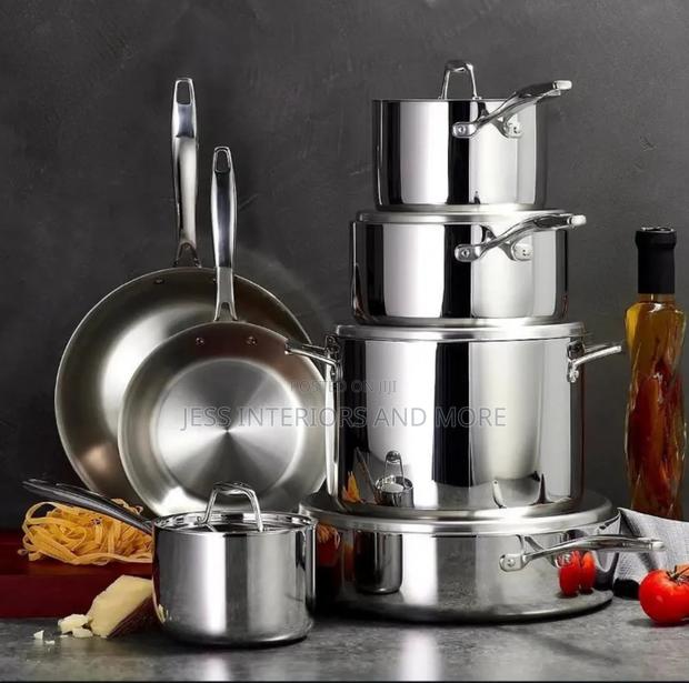 Tramontina 12piece Tri-ply Clad Stainless Steel Cookware Set · Photo 3