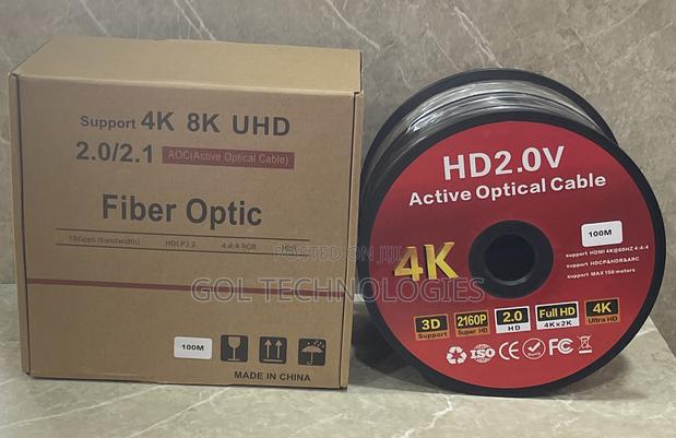 100M HDMI Cable Support Uhd Active Fiber HDMI Cable · Photo 4