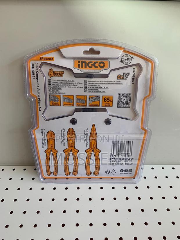 3 PCS Compound Action Pliers Set 8" - Hkcps5831 · Photo 4