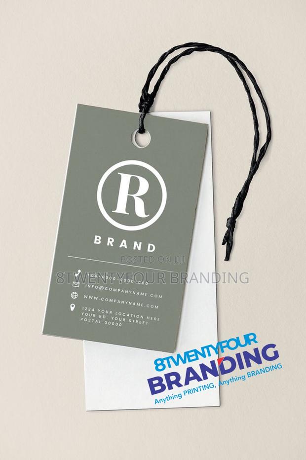 Hanging Cloth Tags (Minimum Order 150pcs)