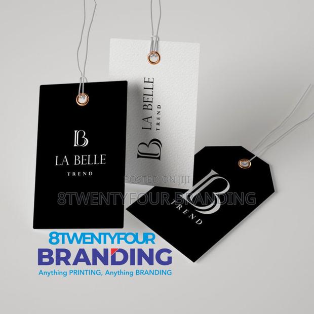 Hanging Cloth Tags (Minimum Order 150pcs)