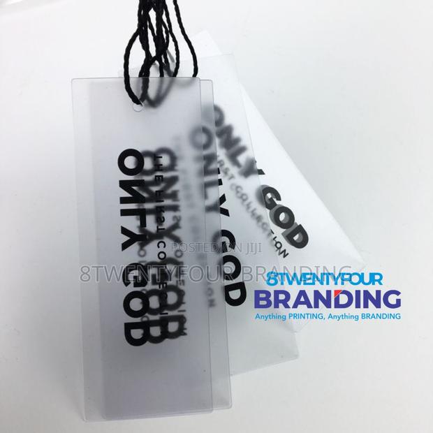 Hanging Cloth Tags (Minimum Order 150pcs)