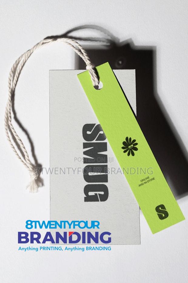 Hanging Cloth Tags (Minimum Order 150pcs)