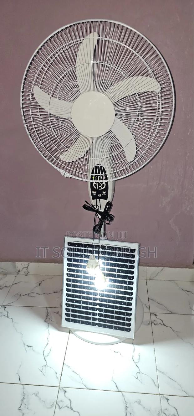 Solar Fan With LED Light · Photo 3