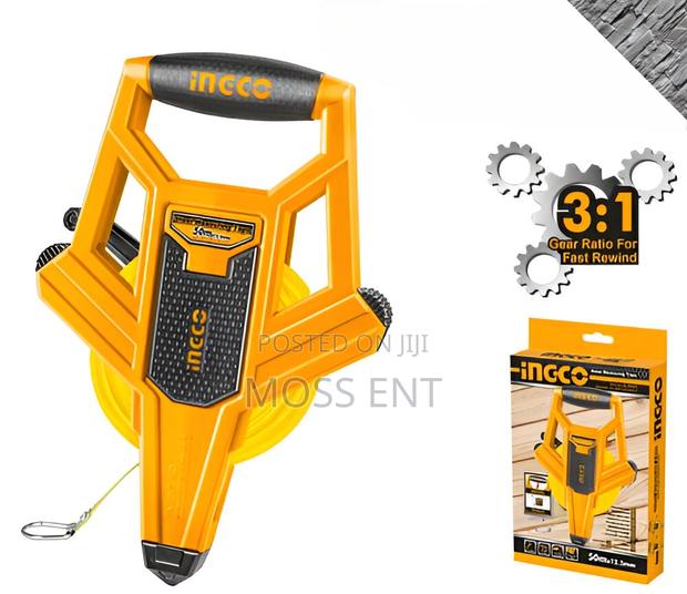 Fibreglass Measuring Tape 50mx12.5mm - Hfmt8250 · Photo 2