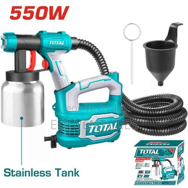 Total HVLP Spray Gun 550W Stainless Tank · Photo 2
