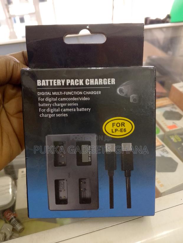Triple Charger for Canon Lp E6/E6nh Battery · Photo 3