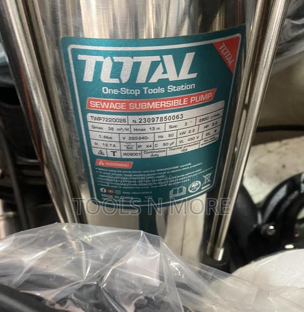 Total Sewage Submersible Water Pump 3hp · Photo 4